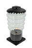 Znicz lampion LED Tokio czarny H:34cm