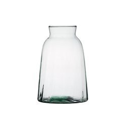 Szklany wazon WL-126 optyk H:25cm D:17cm