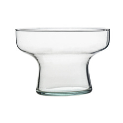 Szklany wazon W-428 H:13cm D:18cm