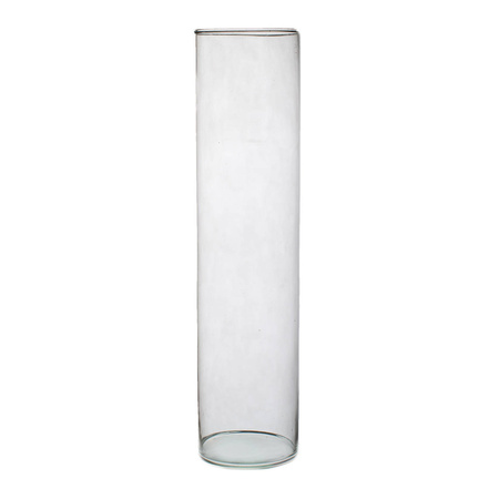 Klosz szklany cylinder H:40cm D:10cm 
