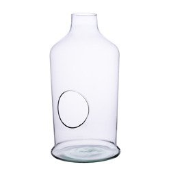 Szklane terrarium W-531+boczny otwór H:35cm D:17,5cm
