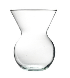 Szklany wazon W-569 H:15cm D:12cm
