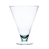 Szklany wazon na stopie W-ST 23/18 H:23cm D:18cm