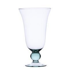 Szklany wazon na stopie WD-1 H:25cm D:16cm