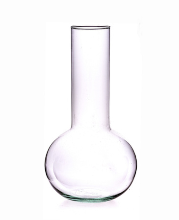 Szklany wazon W-689A H:35cm D:19cm