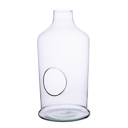 Szklane terrarium W-531+boczny otwór H:35cm D:17,5cm