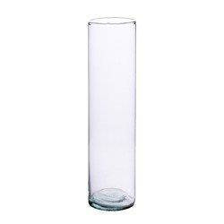 Szklany wazon cylinder H:30cm D:7cm