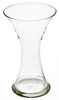 Szklany wazon klepsydra W-55 H:19cm D:11cm