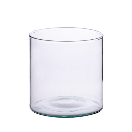 Szklany wazon cylinder rurka H:35cm D:30cm