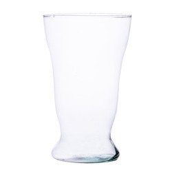 Szklany wazon W-57 H:20cm D:12,5cm