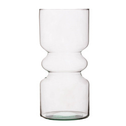 OUTLET Szklany wazon W-708A H:24cm D:11cm