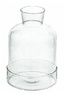 Szklany klosz z bazą W-300C+cylinder H:25,5cm D:17cm