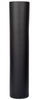 Szklany wazon Cylinder czarny mat H:60cm D:12,5cm 