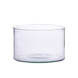Szklana misa cylindryczna H:14cm D:22cm