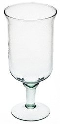Szklany wazon na stopie W-118 H:28,5cm D:14cm