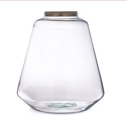 Szklane terrarium W-735A + korek H:34cm D:21cm