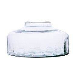 Szklany wazon WL-104 H:18cm D:14cm