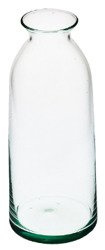Szklany wazon butelka W-245A H:24cm D:9,5cm
