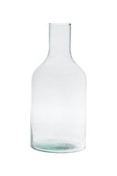 Szklany wazon butelka W-485 H:20cm D:9cm