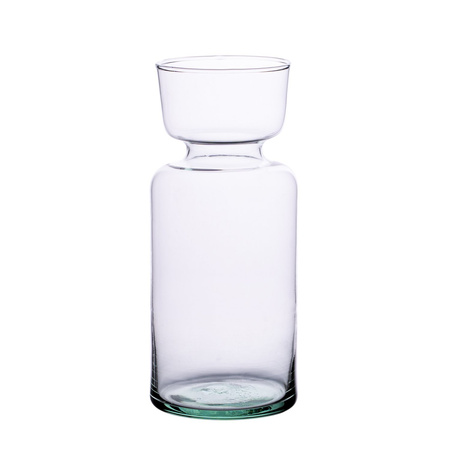Szklany wazon WL-90 H:20cm D:8,5cm