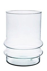 Szklany wazon W-460 H:23cm