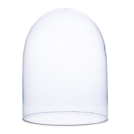 Kopuła szklana klosz W-527A H:25cm D:18,5cm z górnym otworem