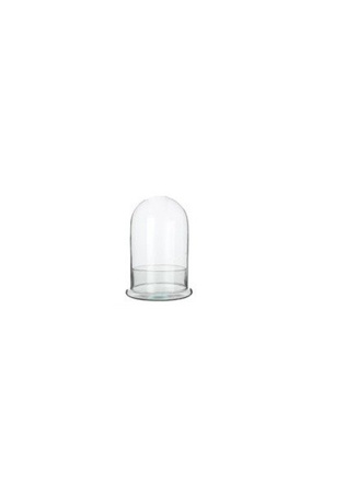 Kopuła szklana z bazą las w szkle W-315M1+W-308B1 H:27cm D:16,5cm 