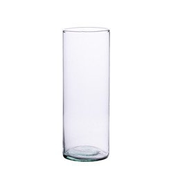 Szklany wazon cylinder H:40cm D:17cm