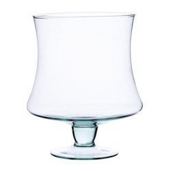 Szklany wazon koniak KK-4 ZW H:21cm D:17cm