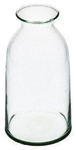 Szklany wazon butelka W-245 H:18cm D:9,5cm