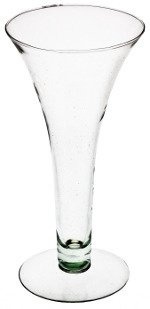 Szklany wazon na stopie WD-4 H:30cm D:16,5cm