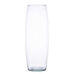 OUTLET Szklany wazon W-367 H:38cm D:14cm