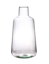 OUTLET Szklany wazon butelka W-720/B H:30cm D:18cm