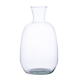 Szklana butelka wazon W-360 H:36,5cm D:21cm