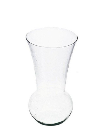 Szklany wazon W-226 H:17cm D:12,5cm