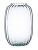 Szklany wazon W-599A optyk H:26cm D:19cm
