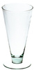 Szklany wazon na stopie W-148 H:20cm D:10,5cm