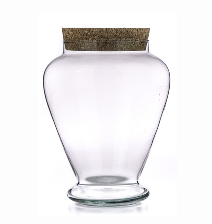 Szklane terrarium W-505 + korek H:22cm D:17,5cm SALE