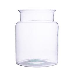 Szklany wazon słój W-332P5 H:20cm D:15cm