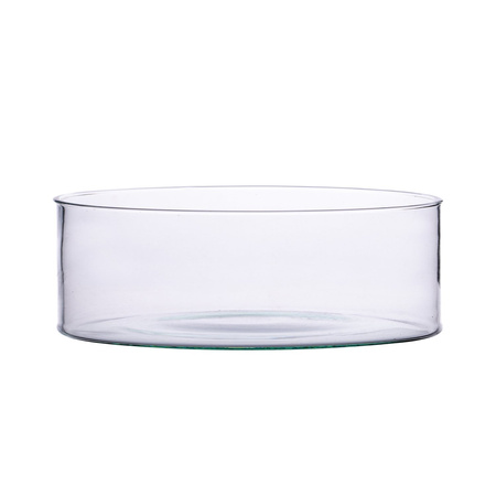 Szklana misa cylinder H:7,5cm D:19cm M-2