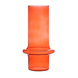 Szklany wazon W-554 H:31cm D:17cm Czerwony