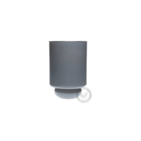Wazon szary W-292C H:20,5cm D:14cm