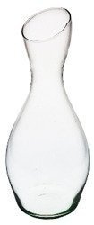 Szklany wazon W-168 skos H:31,5cm D:12,5cm