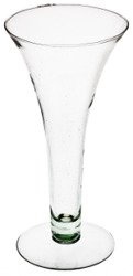 Szklany wazon na stopie WD-4 H:30cm D:16,5cm