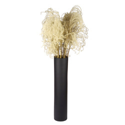 Szklany wazon Cylinder czarny mat H:60cm D:12,5cm