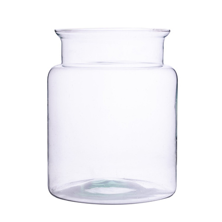 Szklany wazon słój W-332P5 H:20cm D:15cm 