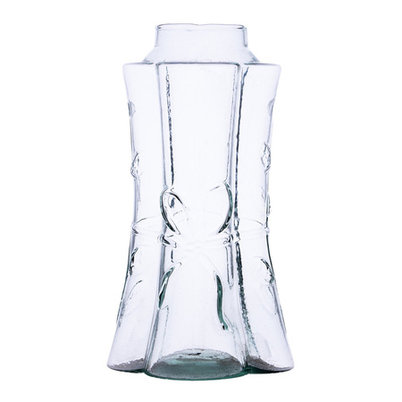 Szklany wazon znicz Z-KO koniczyna H:29cm D:7.8cm