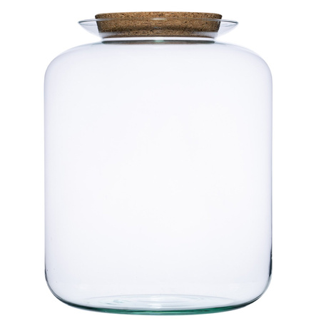 Szklany wazon słój W-524A1+korek H:31,5cm D:25cm