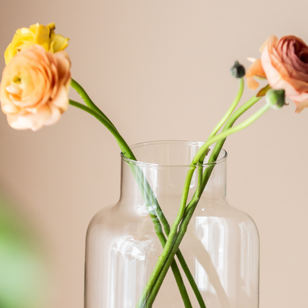 Szklany wazon słój EMMA H:20cm D:14,5cm