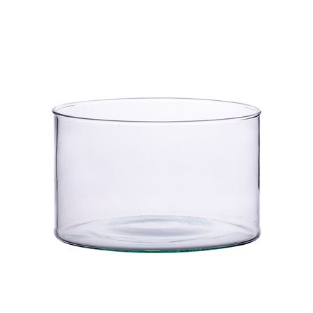 Szklana misa cylindryczna H:14cm D:22cm